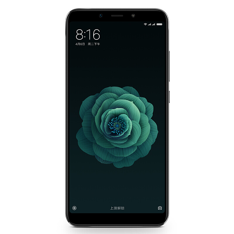 小米(MI) 小米6X 全网通版 6GB+128GB 曜石黑色 移动联通电信4G手机 智能手机 小米手机