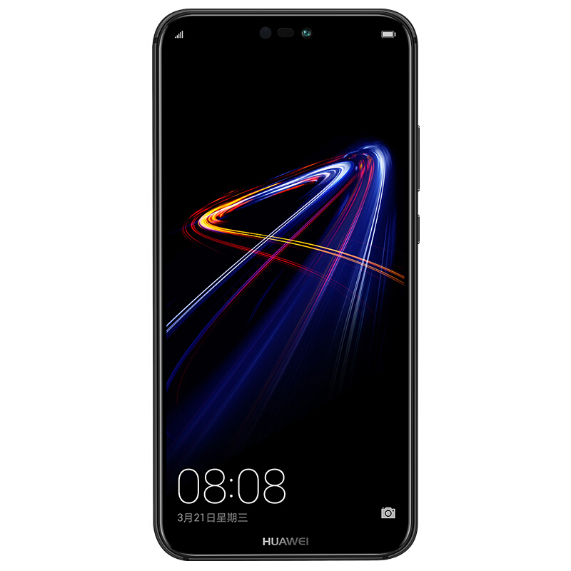 华为(HUAWEI) 华为nova3e 全网通版 4GB+64GB 幻夜黑色 移动联通电信4G手机 双卡双待