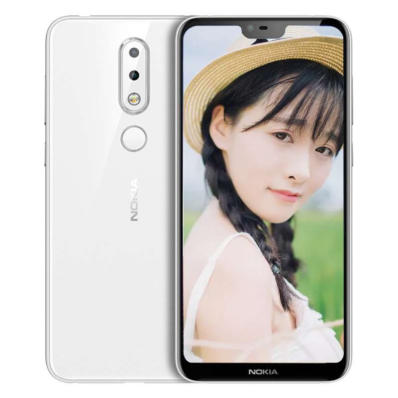 诺基亚 NOKIA X6 全网通 6GB+64GB 极地白色 双卡双待 移动联通电信4G手机