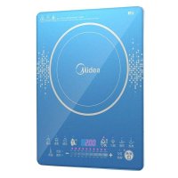 Midea/美的 C21-FH2103多功能电磁炉家用火锅电池炉超薄触摸正品联保 天蓝色