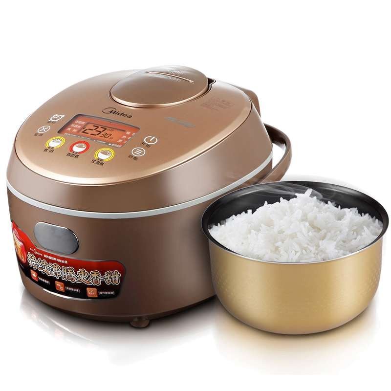 美的（Midea）MB-FC4020电饭煲 4L 黄晶蜂窝内胆 涡轮动力技术