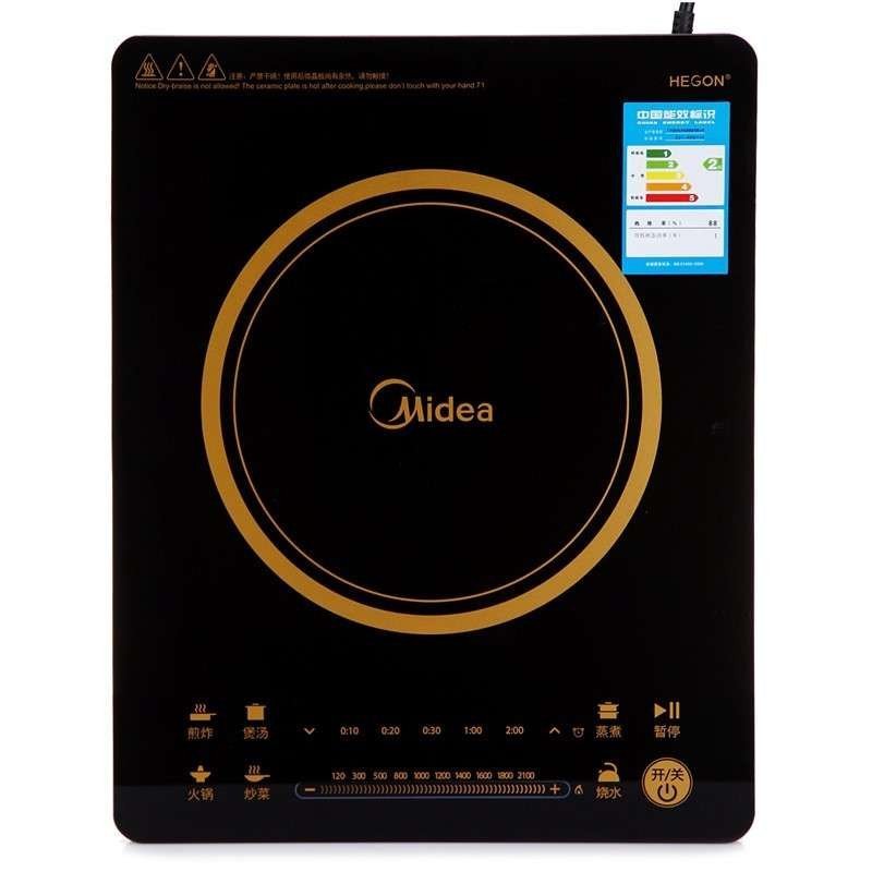 美的（Midea）C21-RH2114 电磁炉（双滑控调节 匀火随心控）