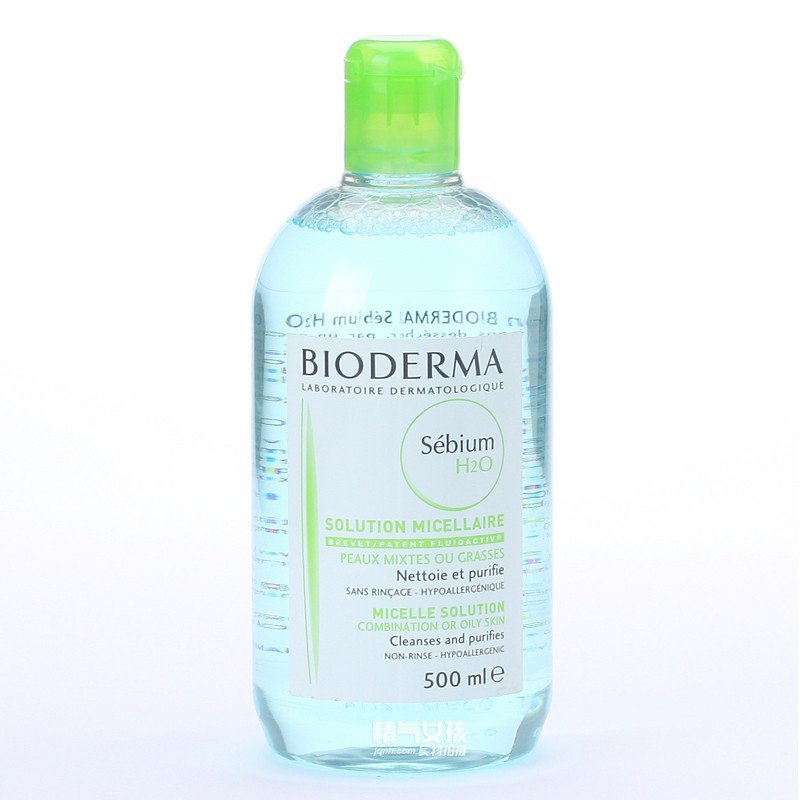 法国 Bioderma贝德玛 净妍洁肤卸妆水500ml 蓝水 温和 清爽 控油