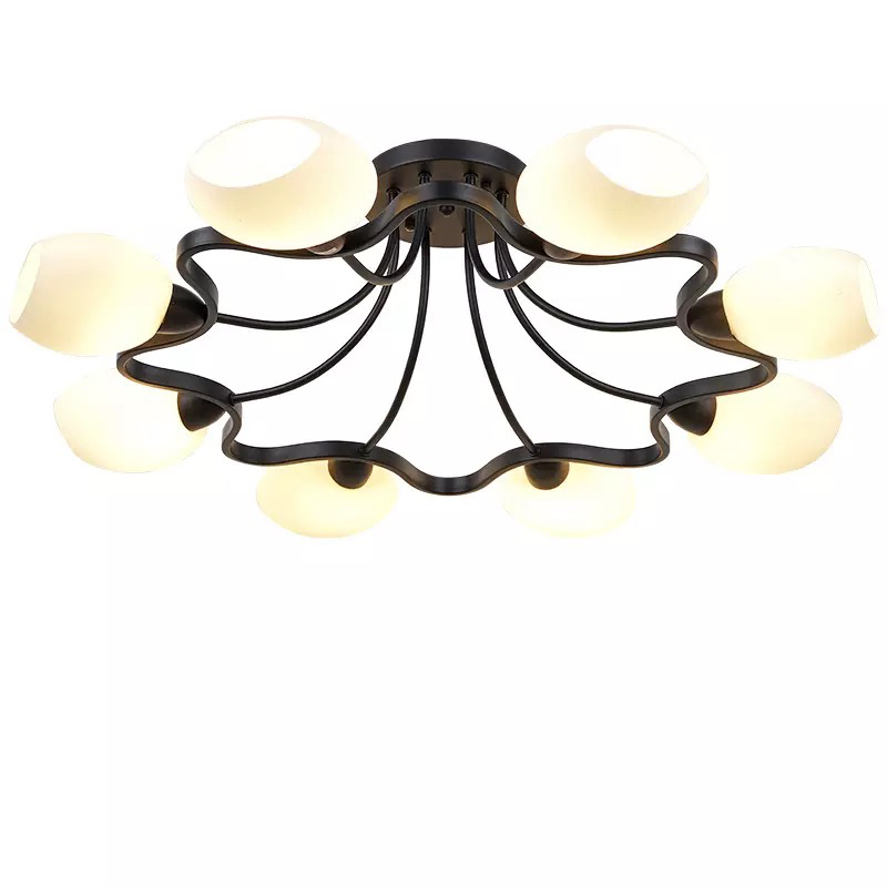 巴保莎 北欧灯具套餐创意客厅吊灯简约现代餐厅灯LED大气家用卧室房间吸顶灯三室两厅成套灯具