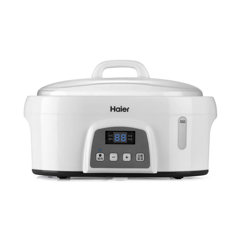 Haier海尔智能宝宝煲双盅陶瓷婴儿电炖锅bb煲辅食机隔水炖蒸煮粥婴儿童煲粥煲汤HYB-S09S