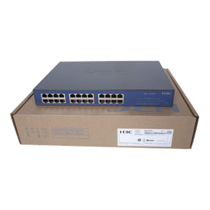 华三(H3C)企业级全千兆交换机 24口办公家用网络监控 MINI S1224 桌面式