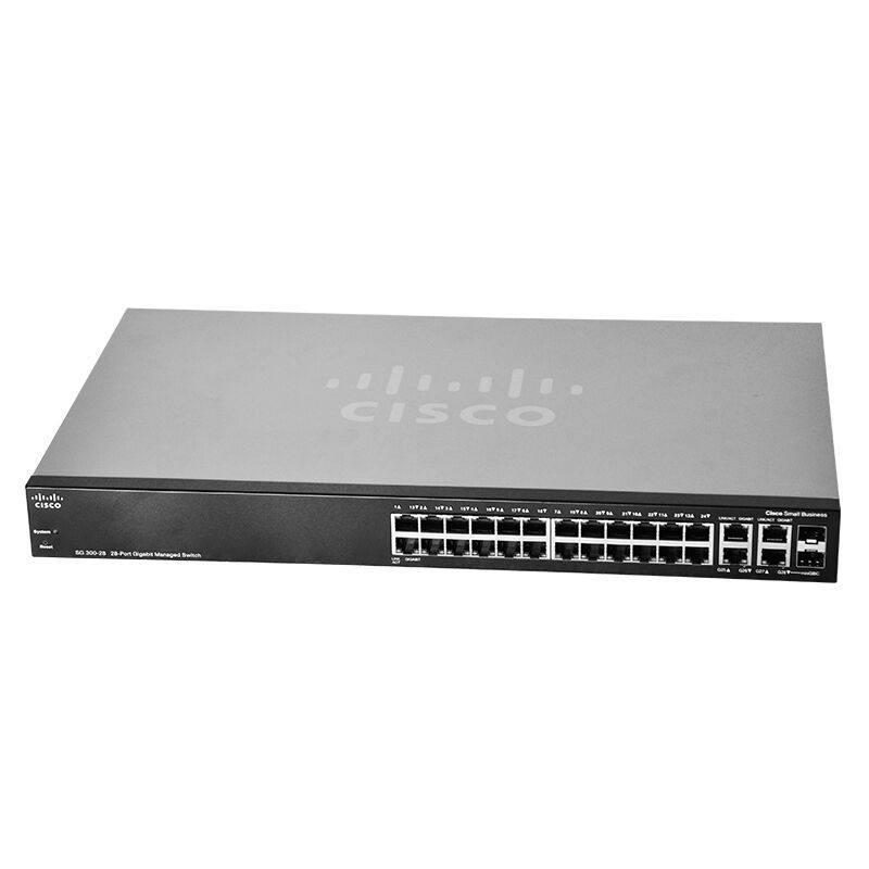 思科（Cisco）SG350-28（SRW2024）24口全千兆三层网管交换机