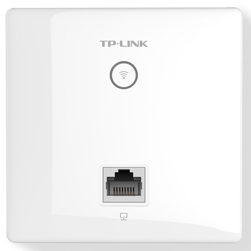 普联（TP-LINK）AP450I-POE白色 450M无线AP面板式wifi无线接入点86型入墙AP酒店宾馆覆盖POE
