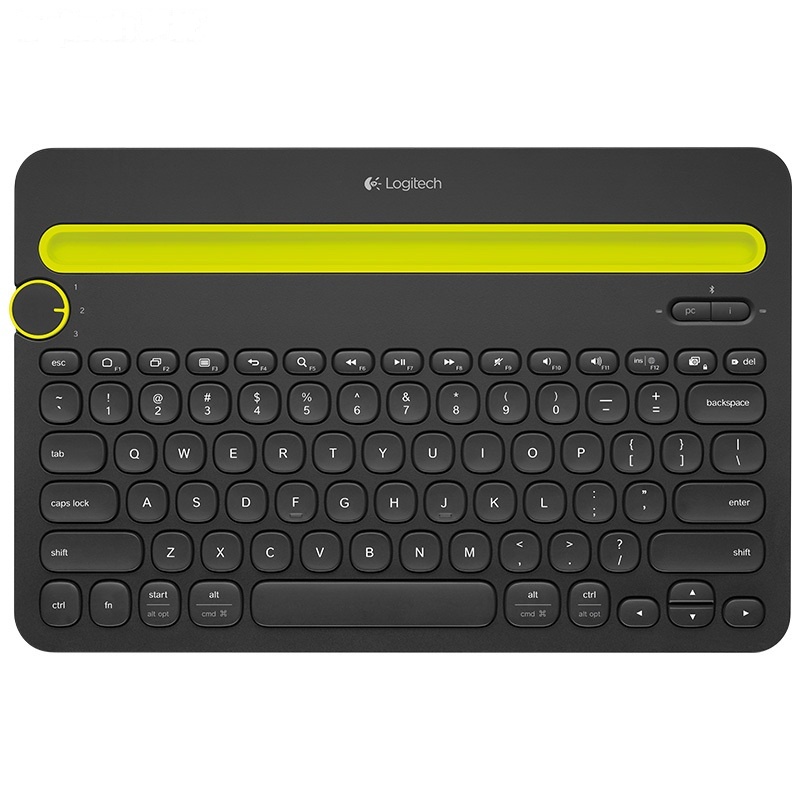 罗技（Logitech） K480 便携智能蓝牙无线键盘 多功能安卓苹果电脑手机平板 黑色【不支持五笔】