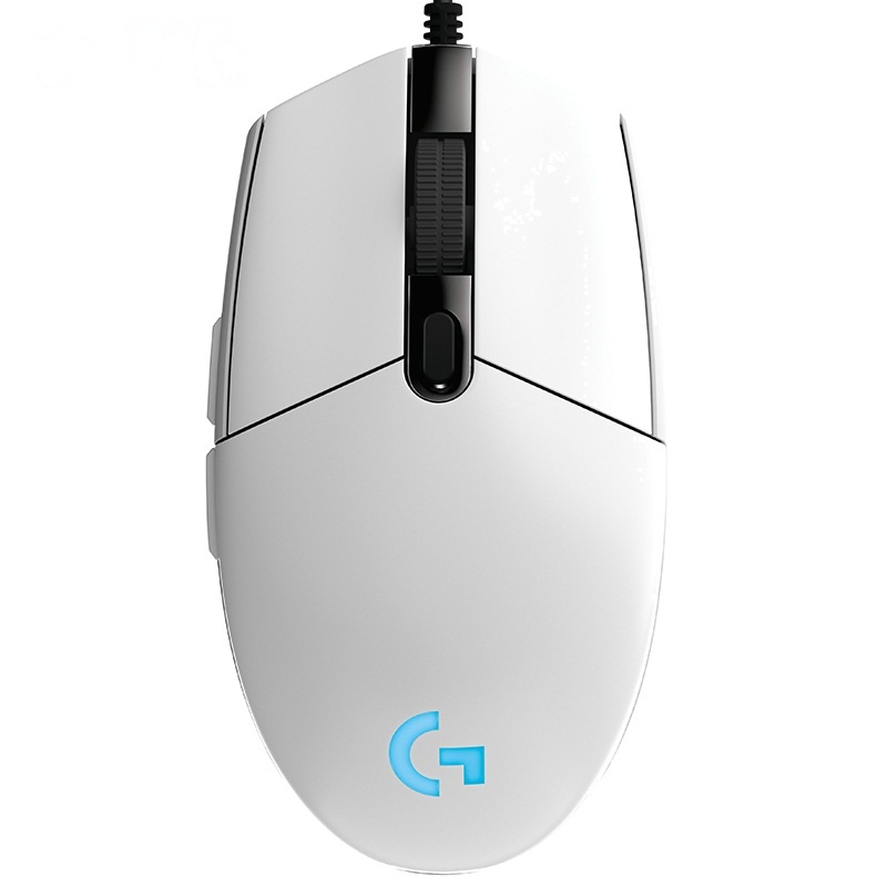 罗技(Logitech)G102 游戏鼠标 6000DPI RGB鼠标 白色