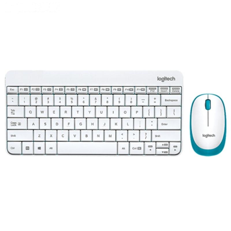 罗技(Logitech)无线键鼠套装 MK245 Nano 无线鼠标无线键盘套装(白色)