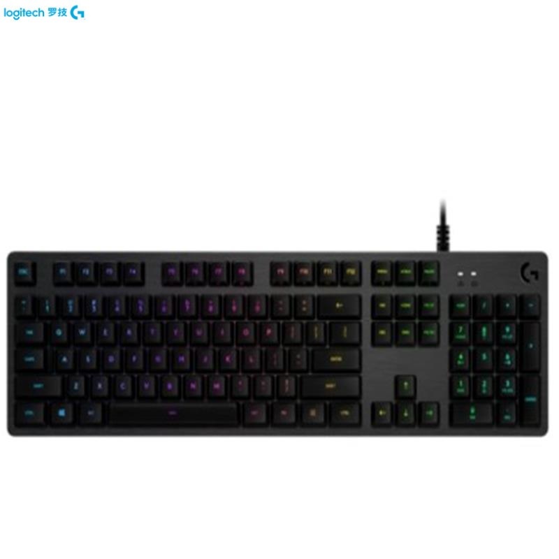 罗技G512 RGB全尺寸机械游戏键盘 RGB机械键盘 吃鸡键盘 绝地求生(GX BLUE CLICKY)