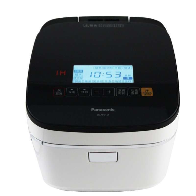 松下Panasonic IH压力电饭煲 SR-AFG181 电磁加热 黑晶触屏面板 5L适用2~8人号
