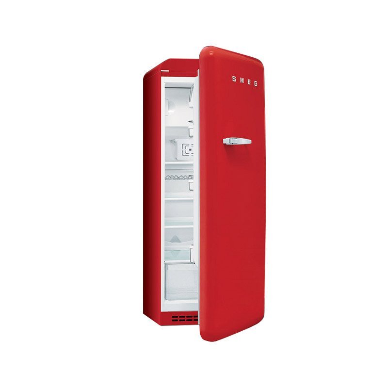 斯麦格SMEG 马卡龙系列冰箱，欧洲厨房中的经典红色 FAB28RR1
