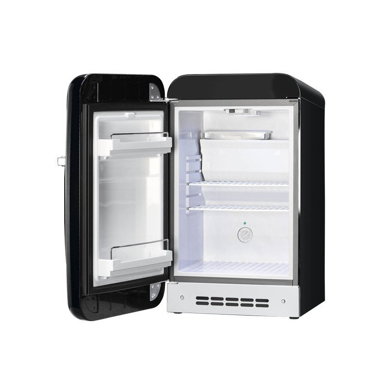 斯麦格 Smeg FAB10HRNE 五十年代系列独立式单门mini冰箱，黑色