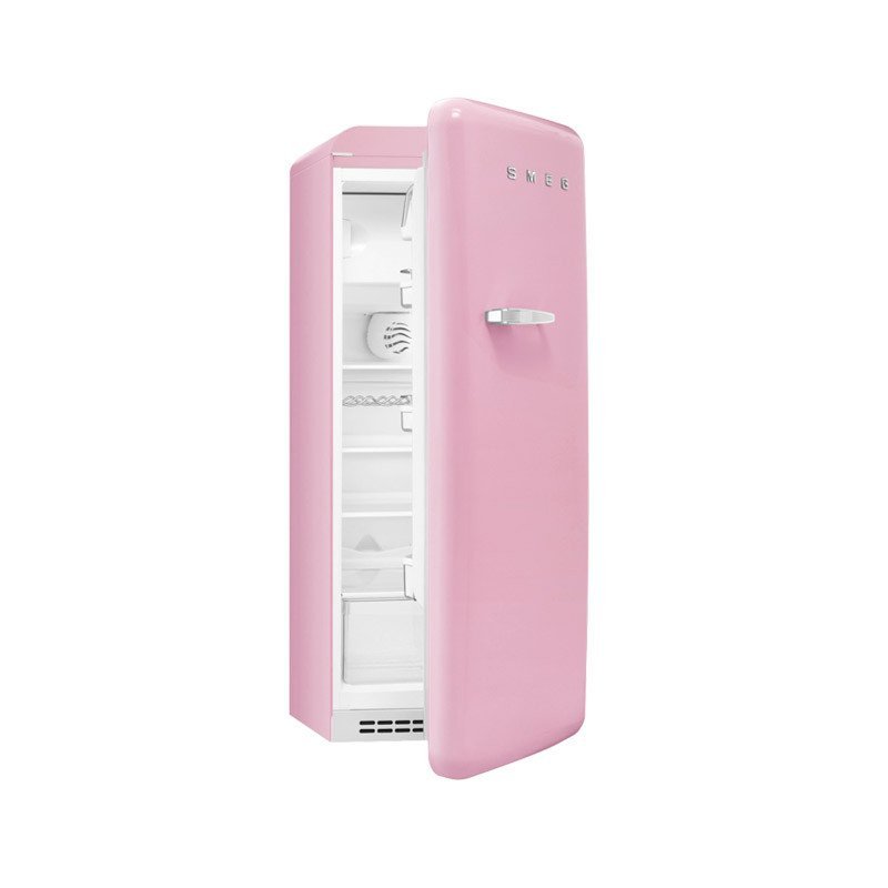 斯麦格SMEG 马卡龙系列冰箱，欧洲厨房中的经典粉红色 FAB28RRO1