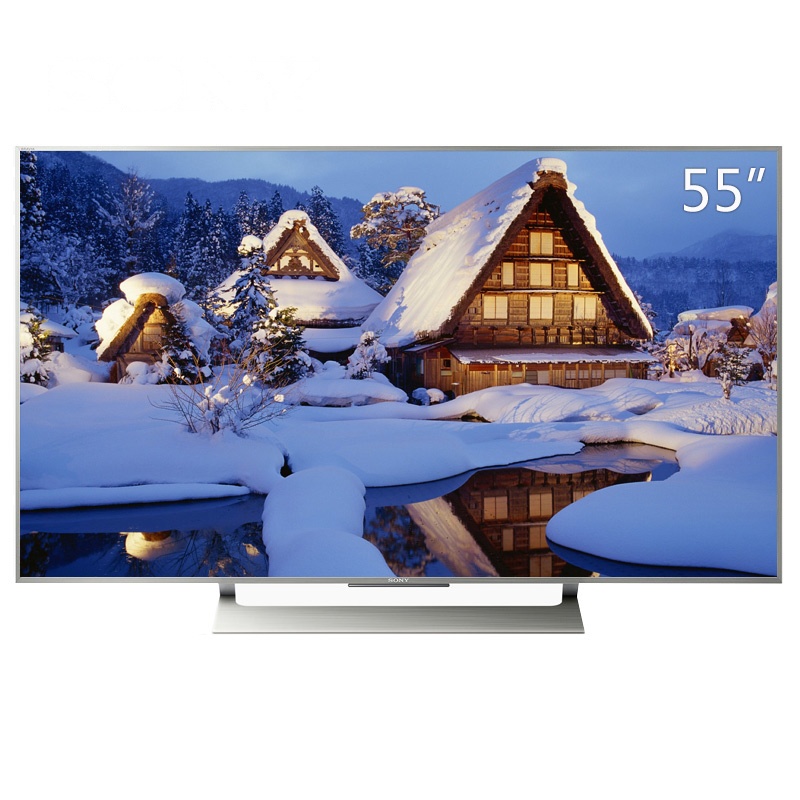 索尼(sony) kd-55x9000e 55英寸 4k超清安卓智能led液晶电视(银色)