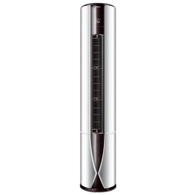 海尔（Haier）KFR-50LW/07GCB21AU1空调 2匹 柜机立柜式1级能效自清洁智能变频冷暖空调圆柱柜机