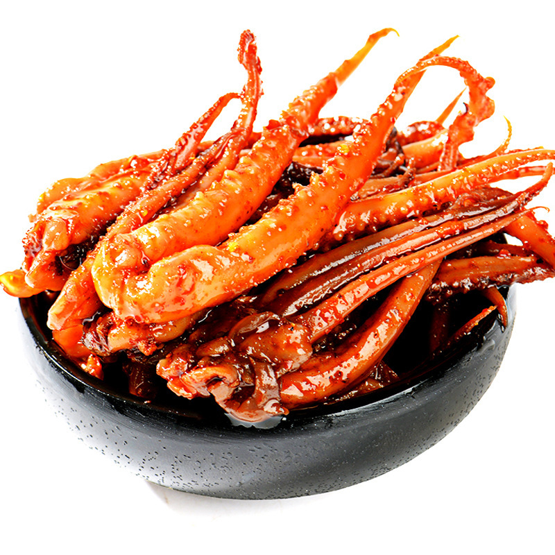 香辣鱿鱼须 120g/袋 麻辣鱿鱼丝香辣卤鱿鱼须香辣鱿鱼丝 海味即食