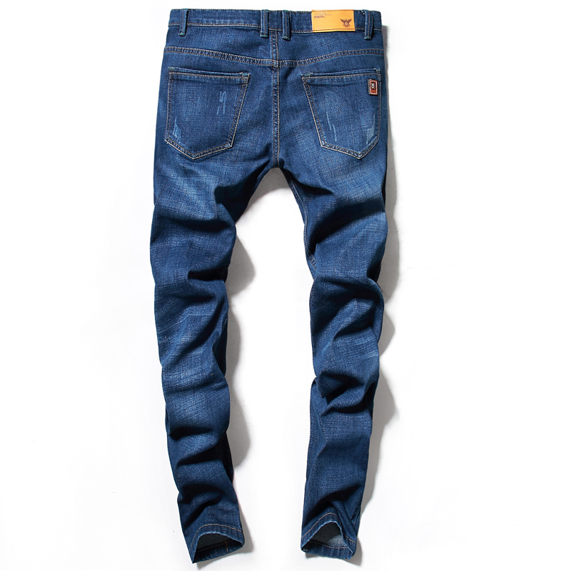 李维犀牛(LEEVIRHINO男装秋冬上新男士牛仔裤男弹力直筒柔软宽松舒适透气休闲商务男士牛仔裤 男长裤子款