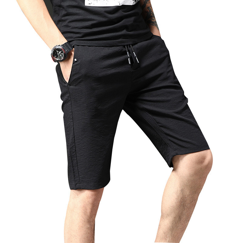 李维犀牛(LEEVIRHINO)2021夏季新款男士休闲裤男士短裤男休闲宽松户外运动多口袋迷彩沙滩五分中裤男装