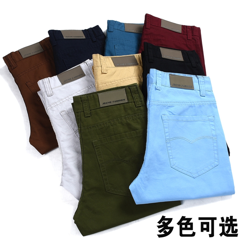 李维犀牛(LEEVIRHINO)秋冬新款男装商务休闲裤男修身小脚高弹柔软舒适吸湿透气时尚男士休闲裤长裤子zsq4