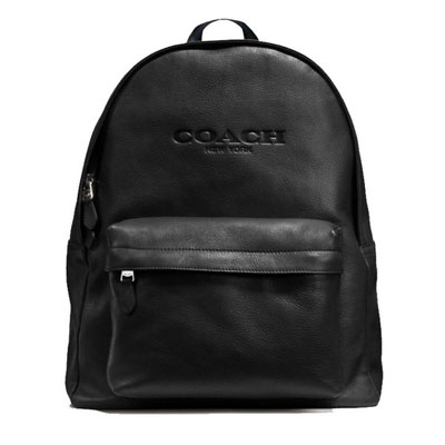 COACH 蔻驰 F72120 男士牛皮竖款商务休闲双肩包背包