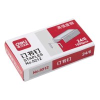 得力办公(deli)0212-12#订书钉 高强度钢 订书钉 订书针 24/6