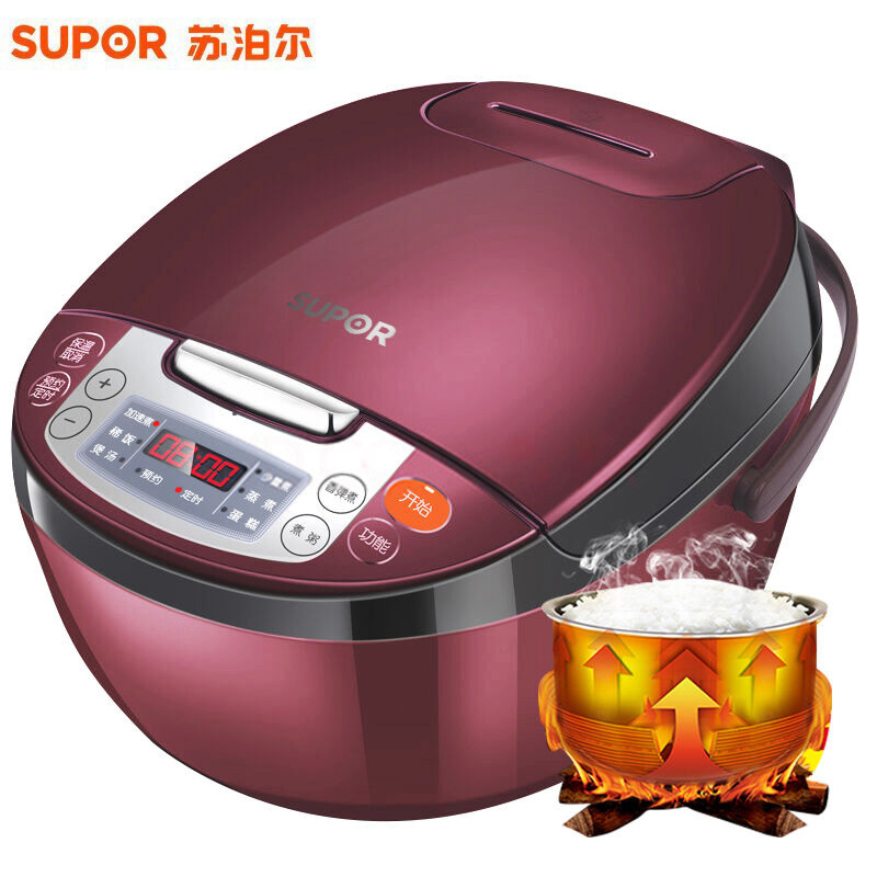 苏泊尔(SUPOR) 电饭煲 CFXB40FC829E-75 4L容量 多功能智能 厚釜内胆预约电饭锅