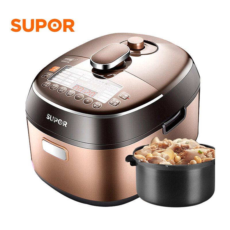 苏泊尔(SUPOR) 电压力锅 CYSB50FCW11T-100 高压锅 5L容量