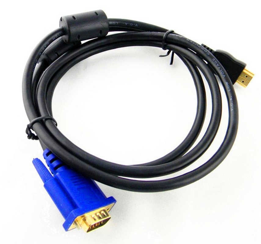 映羽 HDMI转VGA转接线 高清视频转接线 电脑电视连接线 不含芯片 1.5米