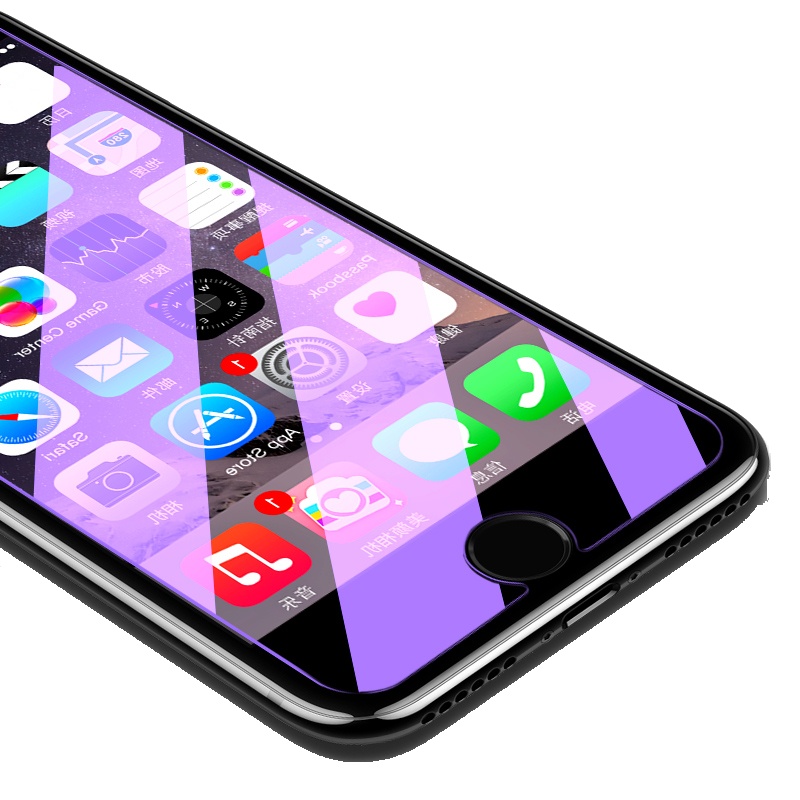 [买2送手机壳]令狐少侠适用苹果8钢化膜iphone7非全屏apple抗蓝光128g购美版