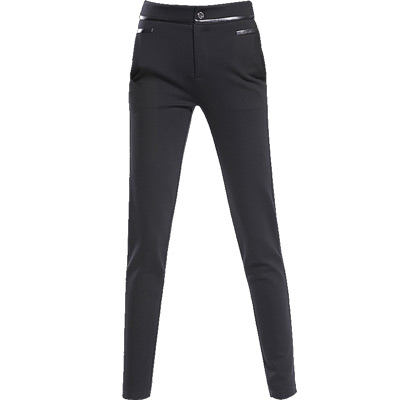 ZARAKARA2018春装新款加绒加厚休闲裤女外穿打底铅笔裤西装裤修身...