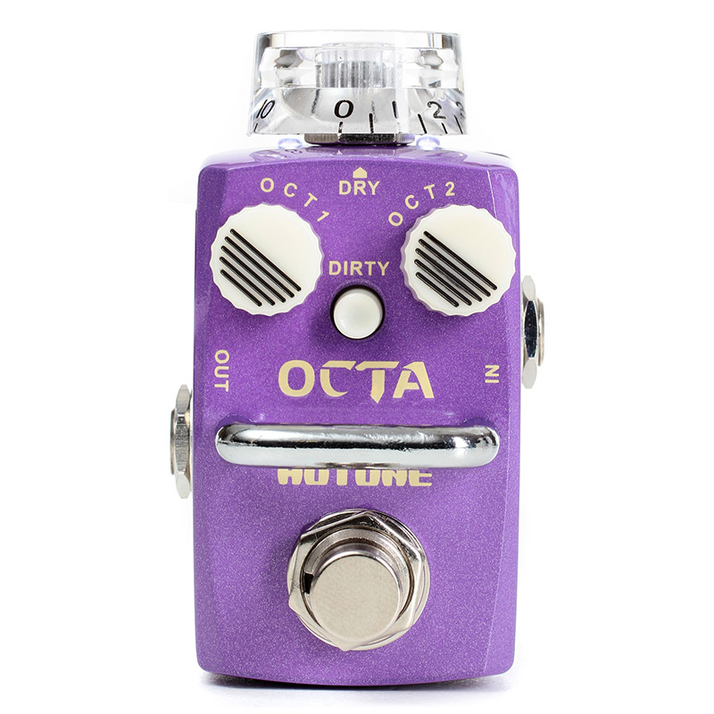 正品 Hotone Octa 电吉他/贝斯 双模式 三声部 八度音单块效果器