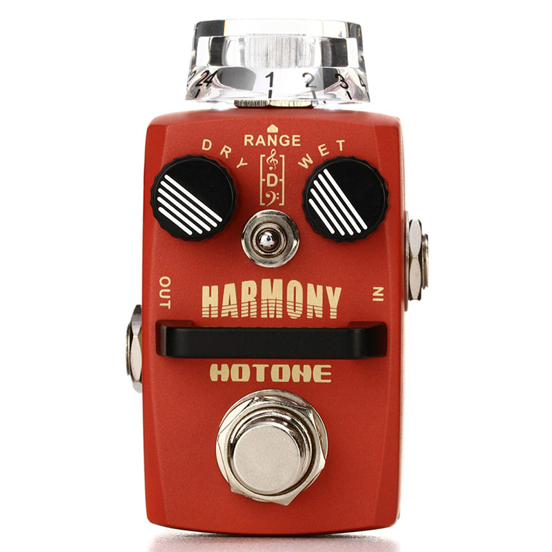 Hotone harmony电吉他单块多重和声效果器移调变音单块迷你效果器