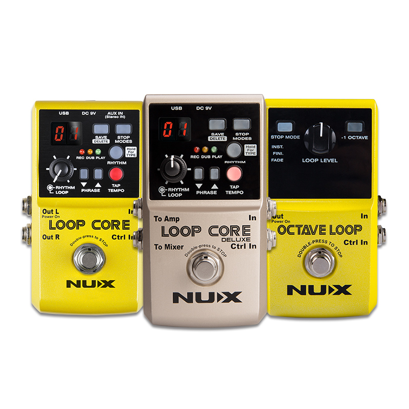 NUX Loop Core Octave loop乐句循环单块效果器40种录音鼓机 乐器配件