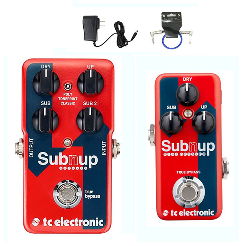 TC Electronic八度音升降复音电吉他单块效果器 Sub'n'Up Octaver 乐器配件