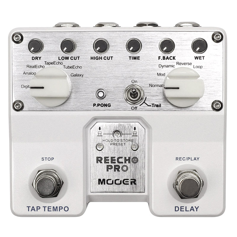 MOOER魔耳Reecho pro升级版数字延时电吉他单块效果器 送电源+线