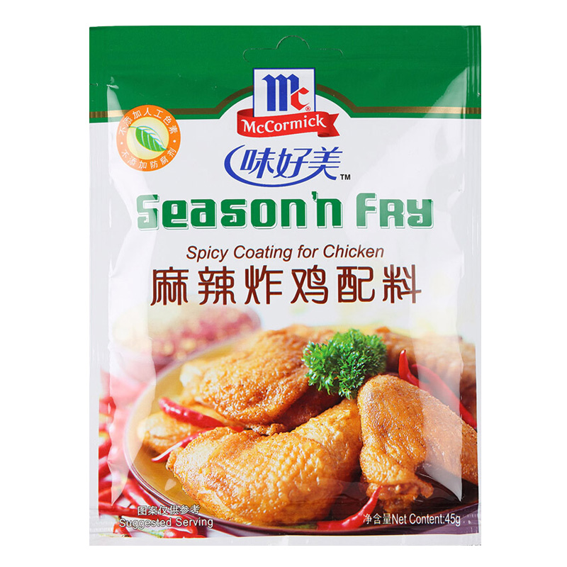 味好美麻辣炸鸡配料 45g