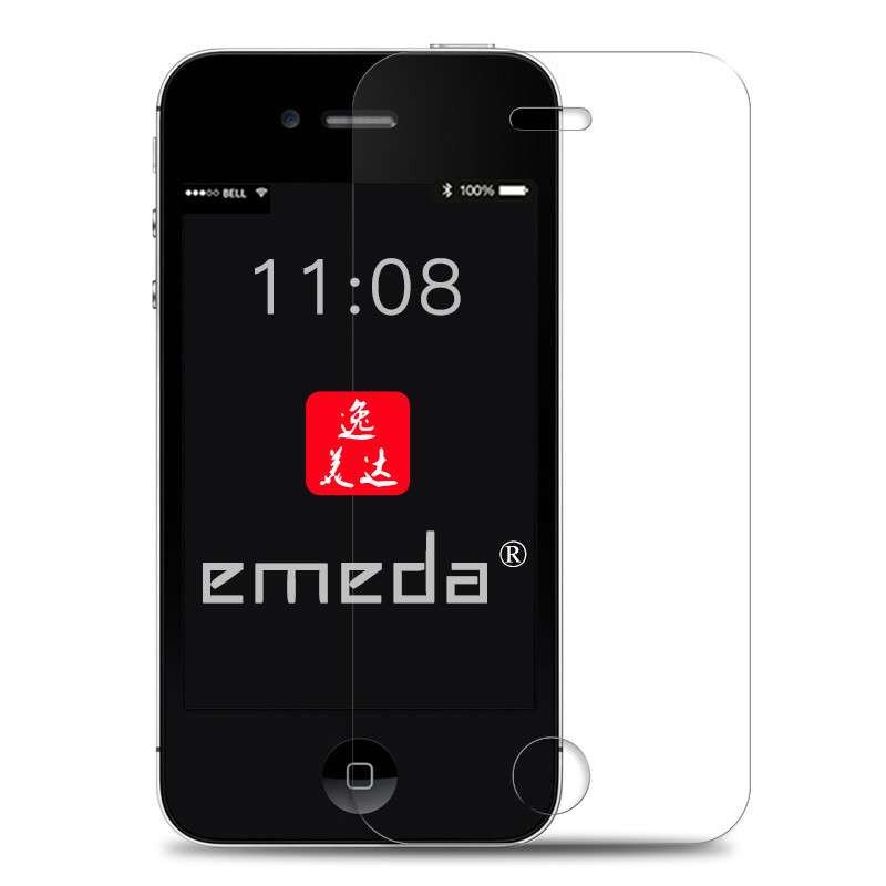 iPhone4S钢化玻璃膜 苹果4s手机贴膜高清膜保护膜