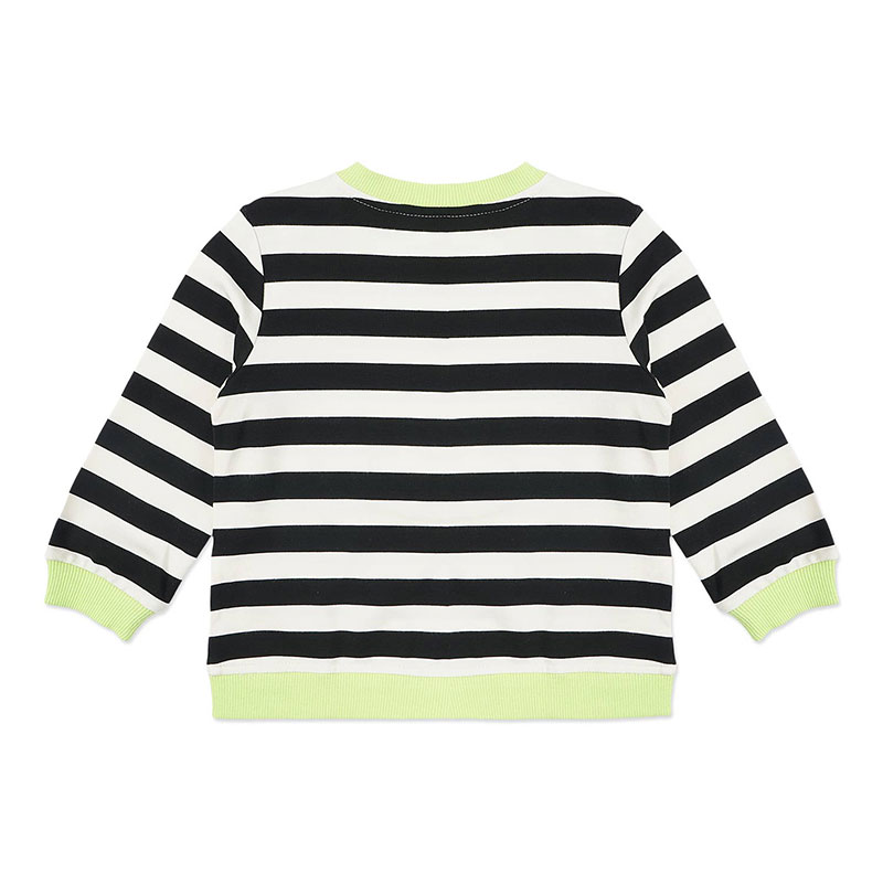 2017春装新品婴姿坊品牌童装男童卫衣舒适透气百搭条纹休闲贴布T恤
