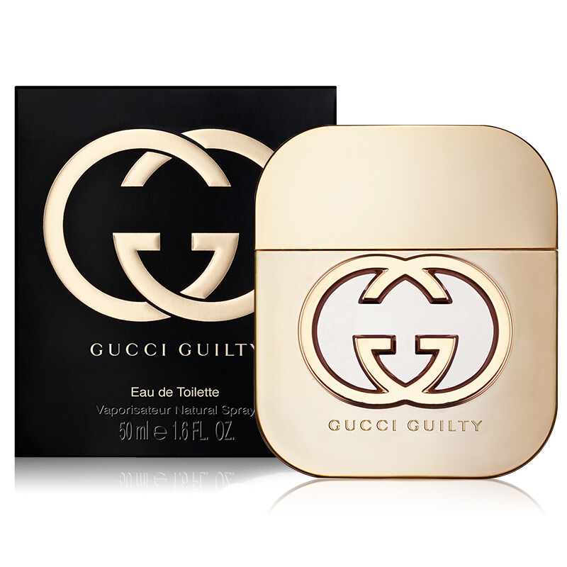 Gucci古驰古琦女士香水 罪爱香水女士淡香水 花果香调 EDT 50ml 意大利进口