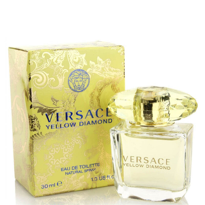 Versace范思哲 YELLOW DIAMOND幻影金钻女士香水淡香水 30ml 花果香调 意大利原装进口