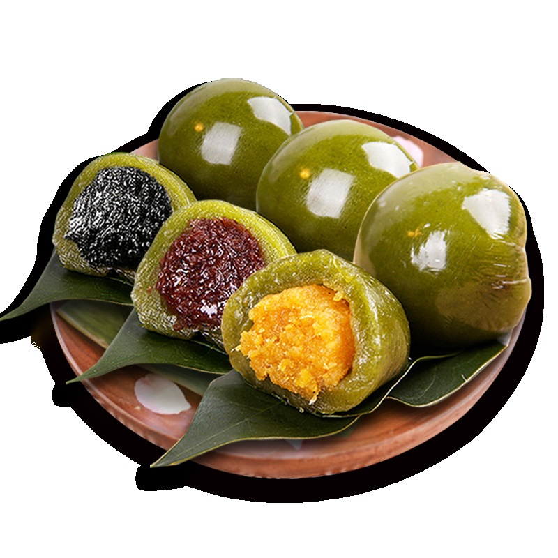 【中华特色】嘉兴馆 三珍斋 芒果味青团240g/4枚 清明果糯米网红糕点