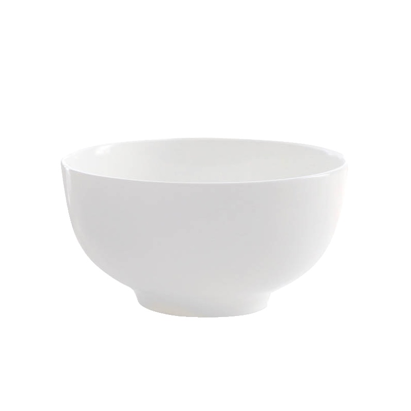 LICHEN景德镇骨瓷餐具饭碗纯白陶瓷碗 4.5英寸奥式碗