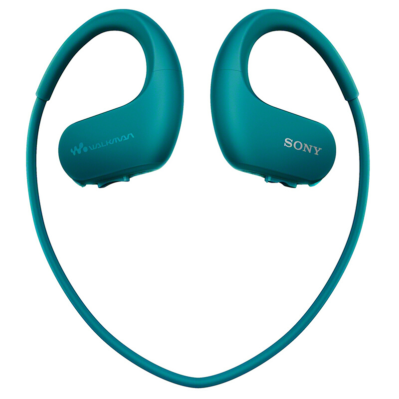 Sony/索尼 NW-WS413防水游泳跑步运动mp3音乐播放器一体耳机 蓝色