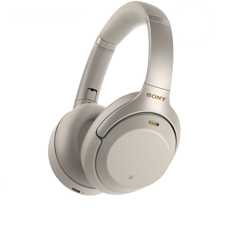 索尼(SONY) WH-1000XM3无线蓝牙降噪耳机 头戴式智能立体声耳麦新品 铂金银色