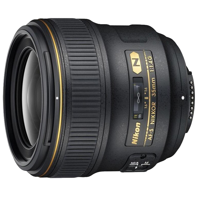 尼康(Nikon) AF-S 35mm f/1.4G定焦镜头 数码单反相机 广角定焦镜头