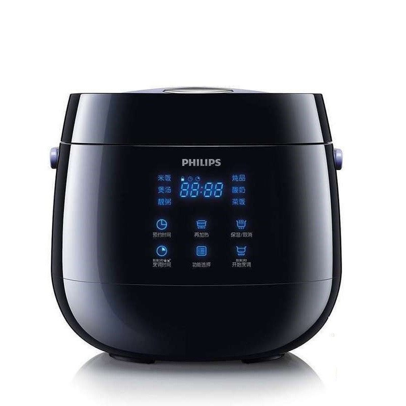 飞利浦(Philips)家用迷你型电饭煲HD3060 智能触控 2L容量小型饭锅 可定时