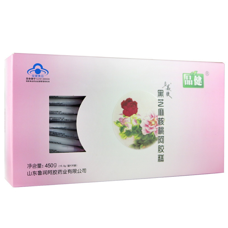 品健黑芝麻核桃阿胶糕450g(15.0g/袋*30袋) 增强免疫力